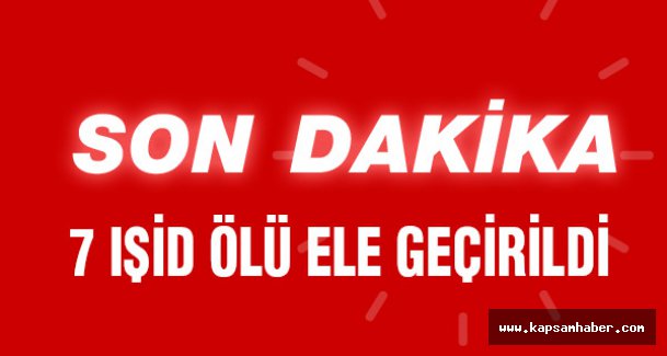 7 IŞİD Militanı Ölü Ele Geçirildi