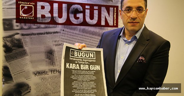 Bugün gazetesi 'kara bir gün' manşetiyle çıktı
