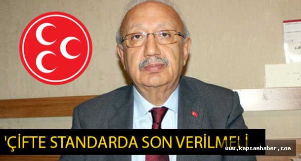 Çifte standarda son verilmeli
