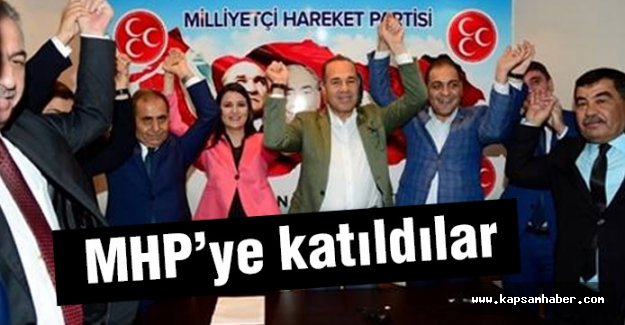 İstifa ettiler, MHP'ye katıldılar