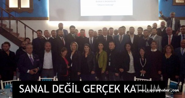 'MHP'ye Sanal Değil Gerçek Katılım'