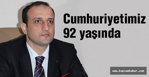 Süslü’den Cumhuriyet Bayramı mesajı