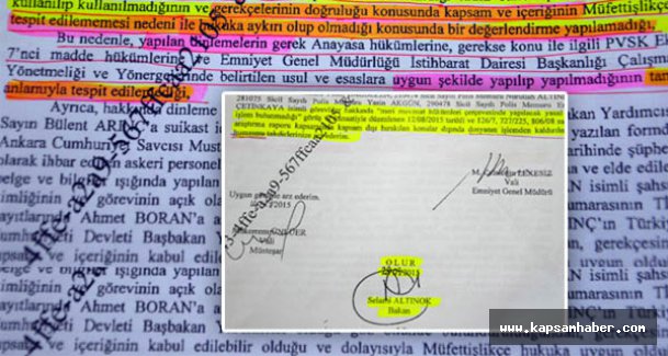 Usulsüz dinleme iddiaları çöktü