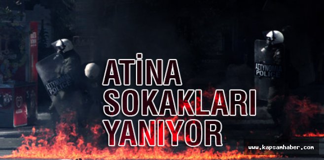 Atina'da Polise Molotoflu Saldırı