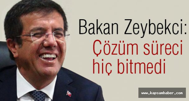 Bakan Zeybakçi'den Çözüm Süreci'ne cevap