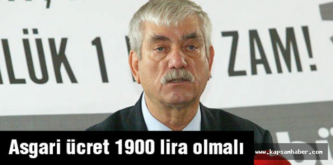 Beko: Asgari ücret bin 900 TL olmalı