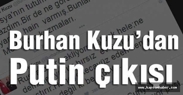 Burhan Kuzu,Twitter'i yine salladı...