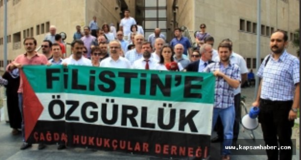 Bursalı avukatların İsrail tepkisi