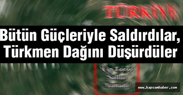 Bütün Güçleriyle Saldırdılar, Türkmen Dağını Düşürdüler