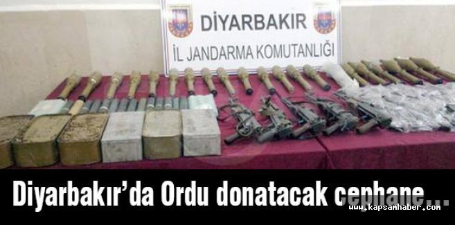 Diyarbakır’da Ordu donatacak cephane...