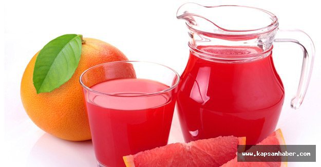 Greyfurt suyu ile birlikte ilaç tüketilmemeli