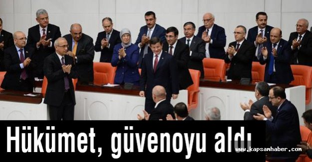 Hükümet, güvenoyu aldı