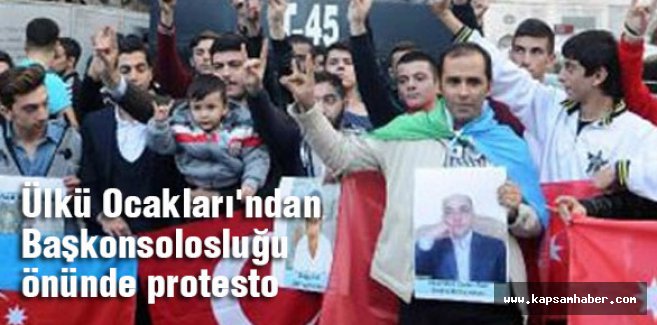 İstanbul Ülkü Ocakları İran'ı Protesto Etti