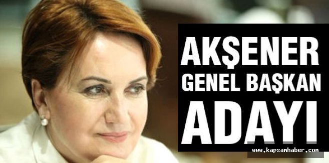 Meral Akşener Genel Başkan Adayı