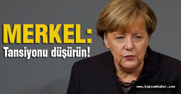 Merkel, Davutoğlu'nu aradı: Gerginliğe dikkat çekti