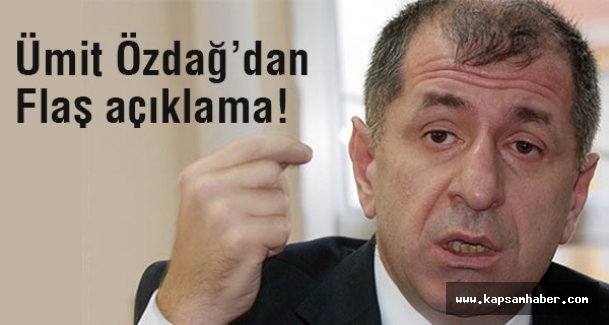 MHP'li Özdag'dan Açıklama