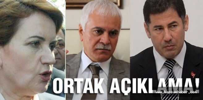 MHP’de Çok Konuşulan Üç İsimden Ortak Açıklama