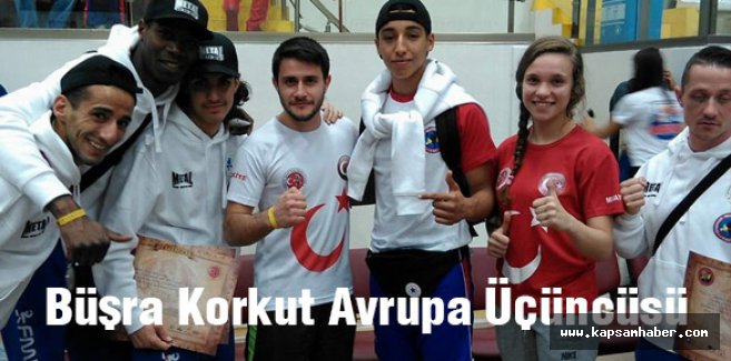 Milli Sporcusu Büşra Korkut Avrupa Üçüncüsü