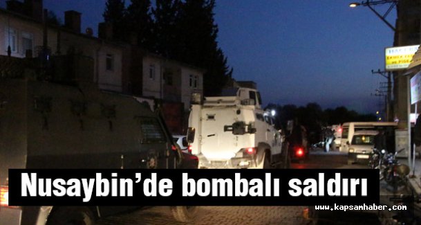 Nusaybin'de polis aracına bombalı saldırı