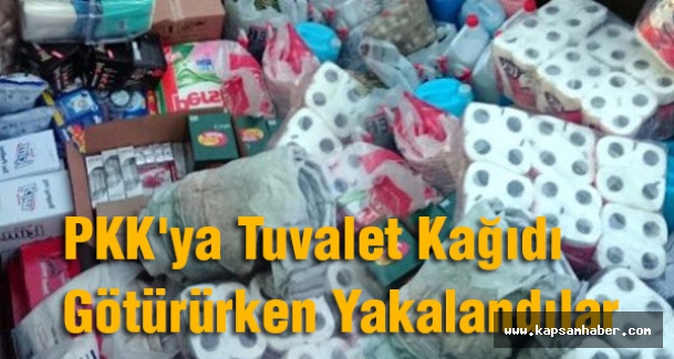 PKK'ya Tuvalet Kağıdı Götürürken Yakalandılar