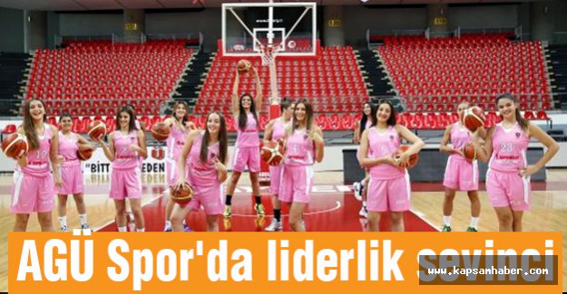 AGÜ Spor'da liderlik sevinci