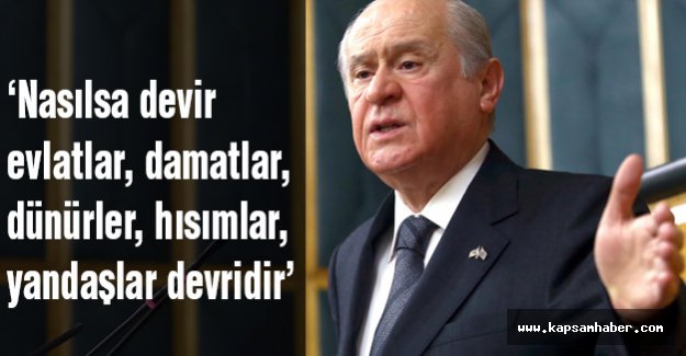 Bahçeli; TBMM Grub Toplantısında Konuştu