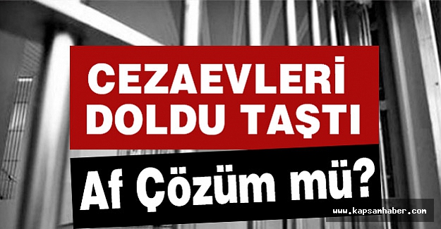 Cezaevleri Doldu Taştı; Af Çözüm mü?