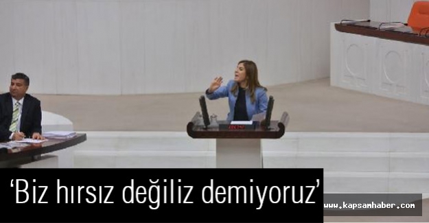 Dili sürçtü: Biz hırsız değiliz demiyoruz