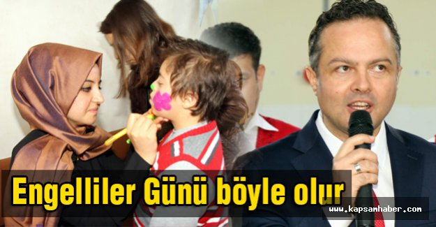 Engelliler günü böyle olur...