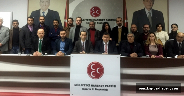 Isparta MHP Teşkilatından Önemli Açıklama!
