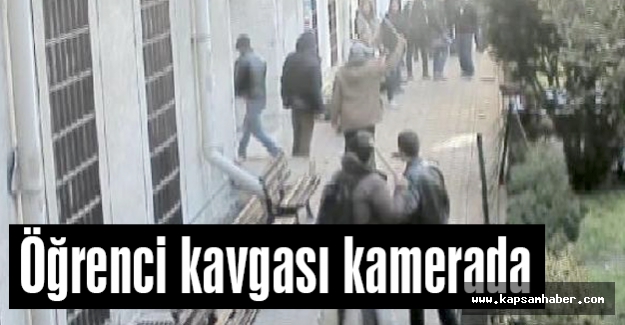 İstanbul Üniversitesi'nde öğrenci kavgası kamerada