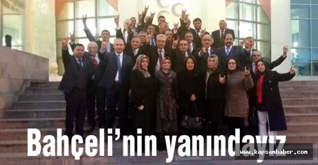 Konya İl Teşkilatı: Bahçeli'nin Yanındayız!