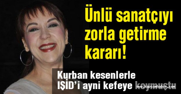 O sanatçı yargılanmaya başlandı