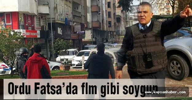 Ordu'da Kar Maskeli Soygun: 1 yaralı 3 Rehine...