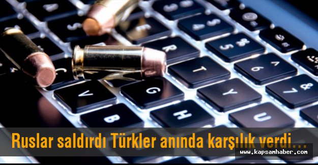 Ruslar saldırdı Türkler anında karşılık verdi...