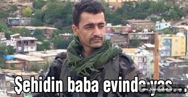 Şehidin baba evinde yas...