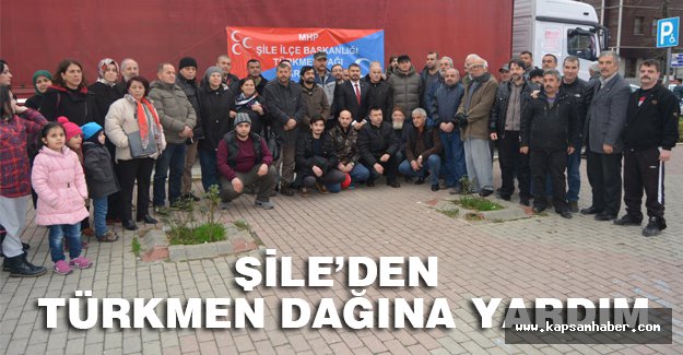 ŞİLE’DEN TÜRKMEN DAĞINA YARDIM