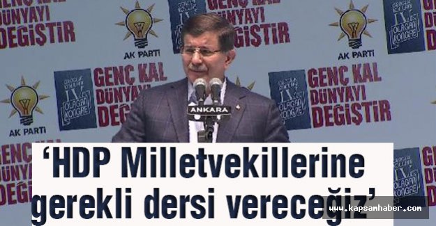 'Terör destekçilerine gerekli dersi TBMM'de vereceğiz'