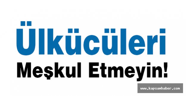 Ülkücüleri Meşkul Etmeyin!