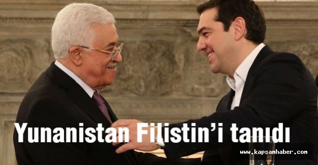 Yunanistan Filistin'le ilgili Tarihi Kararını Verdi