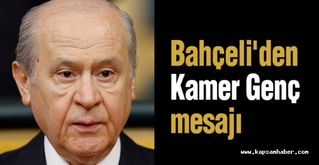 Bahçeli'den Başsağlığı mesajı
