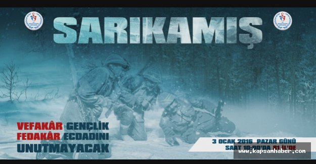 Binlerce genç Sarıkamışta Tek Yürek Olacak
