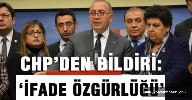 CHP'den akademik gözaltılara tepki!