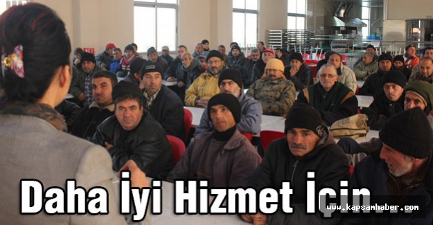 Daha İyi Hizmet İçin...