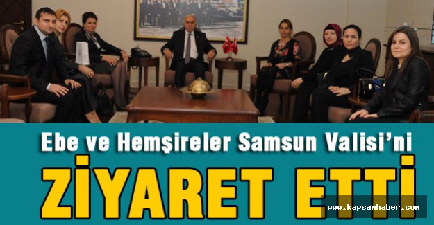 Ebe ve Hemşireler Derneği'nden Samsun Valisine Ziyaret