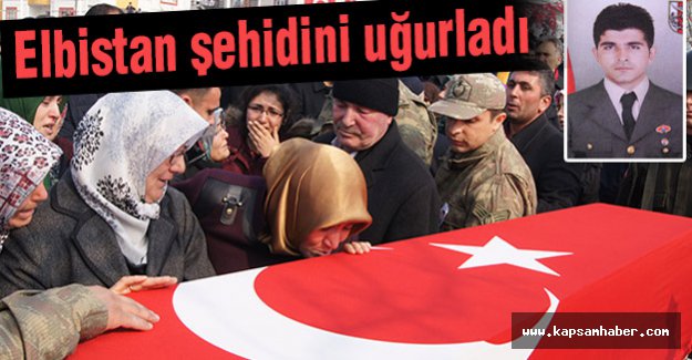 Elbistan Şehidini Uğurladı