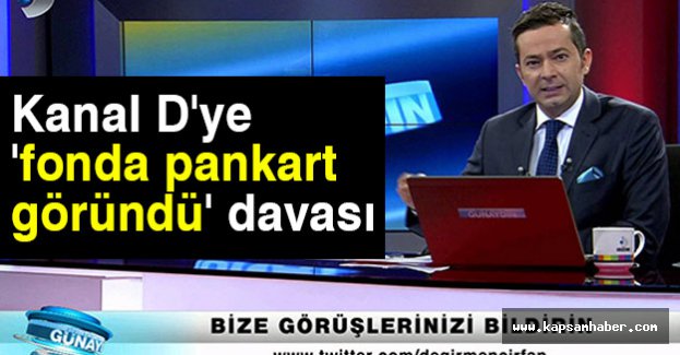 'Fonda pankart göründü' davası