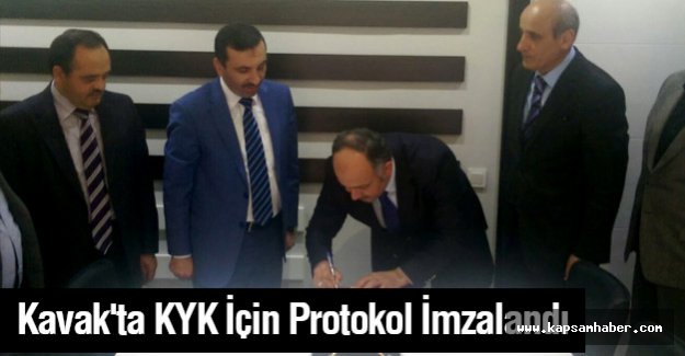 Kavak'ta KYK İçin Protokol İmzalandı