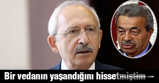 Kılıcdaroğlu siyasi ahlakın öncüsü oldu