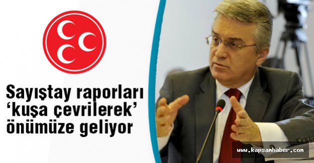 MHP'li Günal: Syıştay raporları kuşa çevriliyor